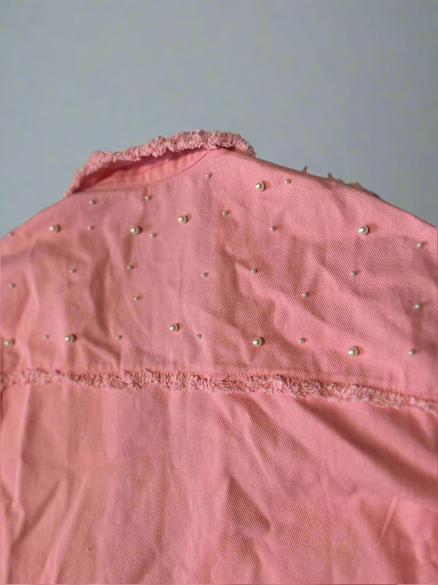 Pretty in Pearl - Denim Jacket