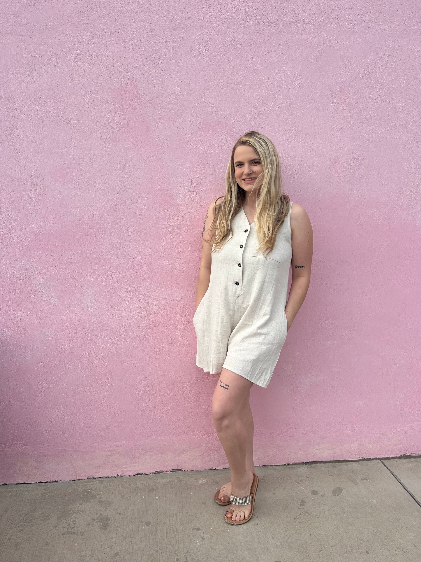 Ivory Bliss Romper