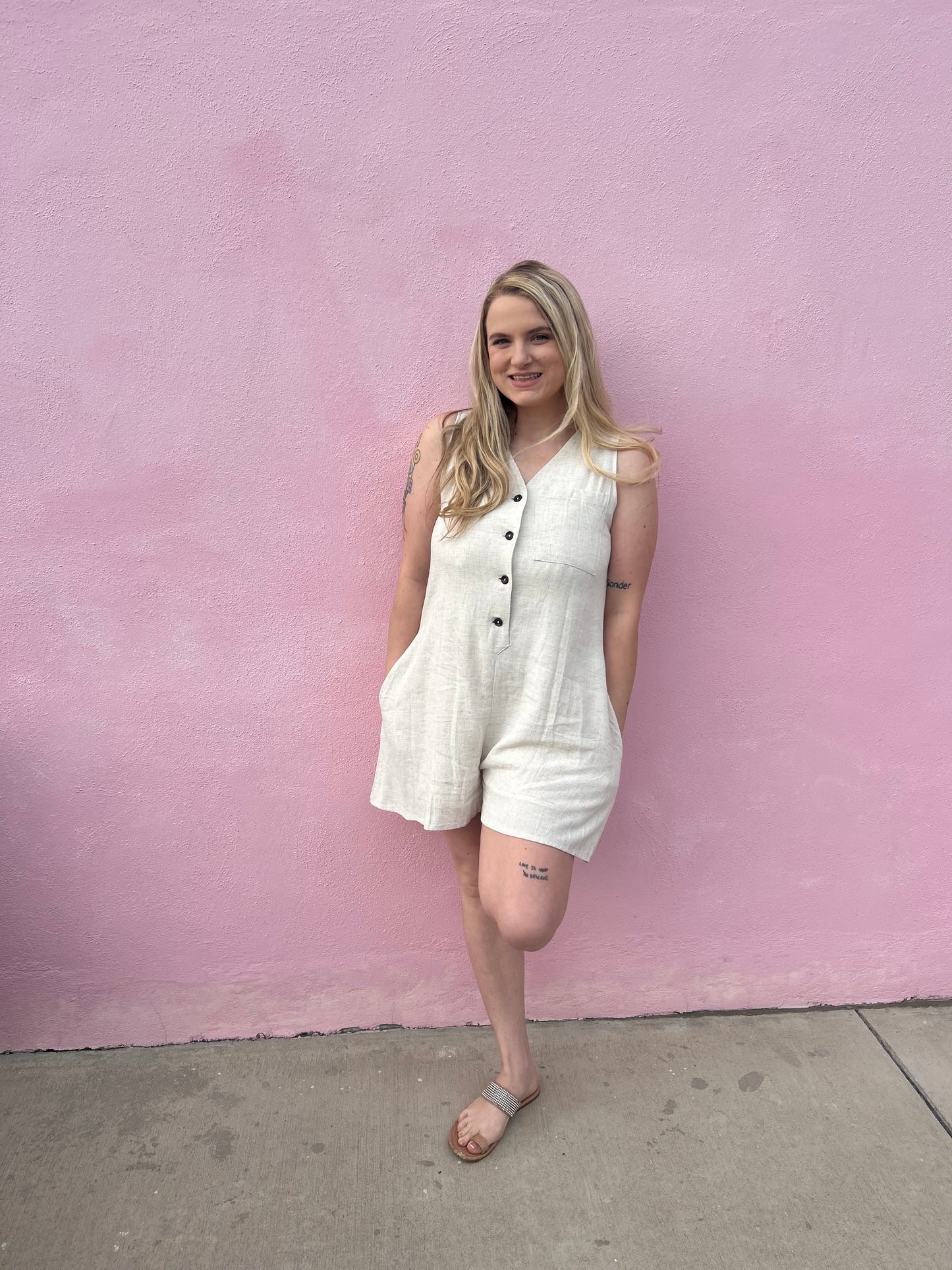 Ivory Bliss Romper