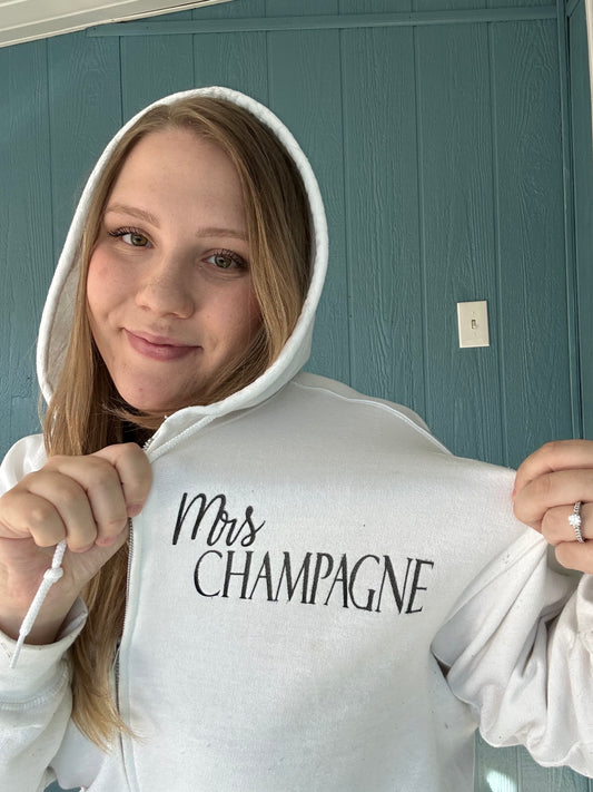 Personalized Mrs. Zip-Up